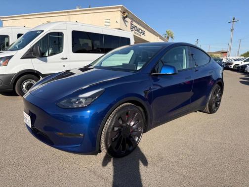 Deep Blue Metallic 2021 Tesla Model Y Performance Dual Motor All-Wheel Drive
