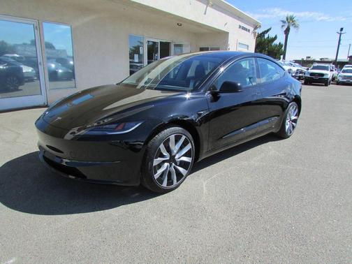 Solid Black 2025 Tesla Model 3 Long Range