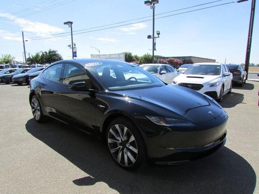 Solid Black 2025 Tesla Model 3 Long Range