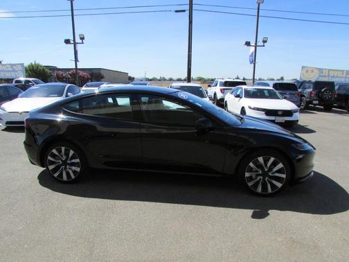 Solid Black 2025 Tesla Model 3 Long Range