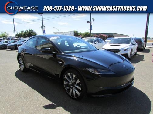 Solid Black 2025 Tesla Model 3 Long Range
