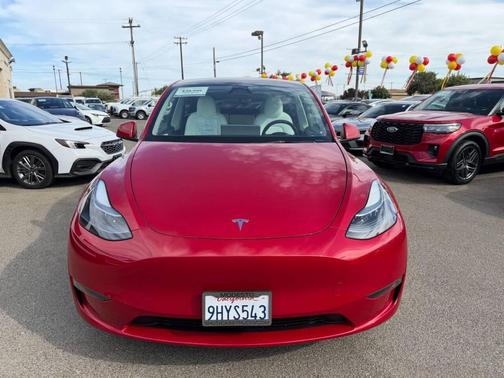 Red Multi-Coat 2023 Tesla Model Y Long Range Dual Motor All-Wheel Drive