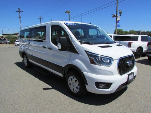 Oxford White 2023 Ford Transit-350 XLT