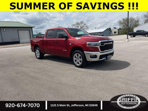 Molten Red Pearlcoat 2026 RAM 1500 Big Horn/Lone Star