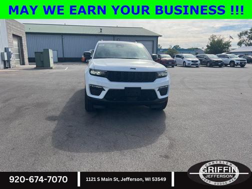 Bright White Clearcoat 2025 Jeep Grand Cherokee Limited