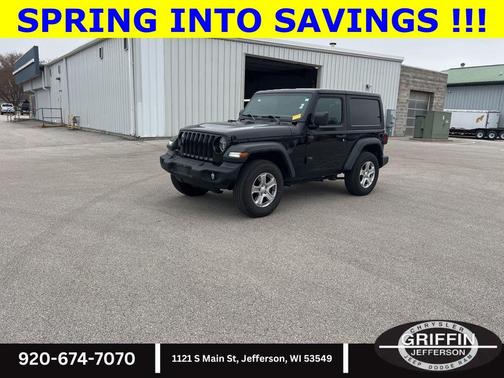 Black Clearcoat 2021 Jeep Wrangler Sport S