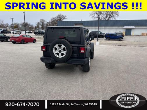 Black Clearcoat 2021 Jeep Wrangler Sport S