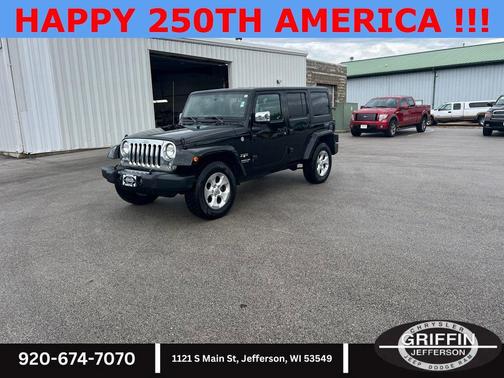 Black 2017 Jeep Wrangler Unlimited Sahara