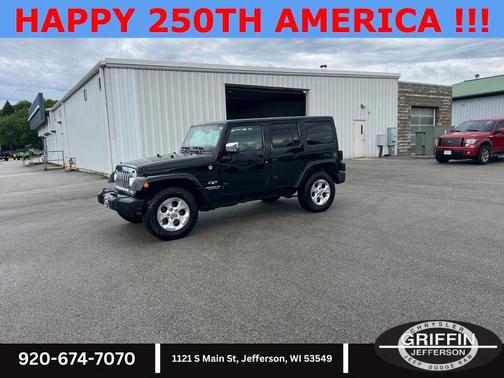 Black 2017 Jeep Wrangler Unlimited Sahara