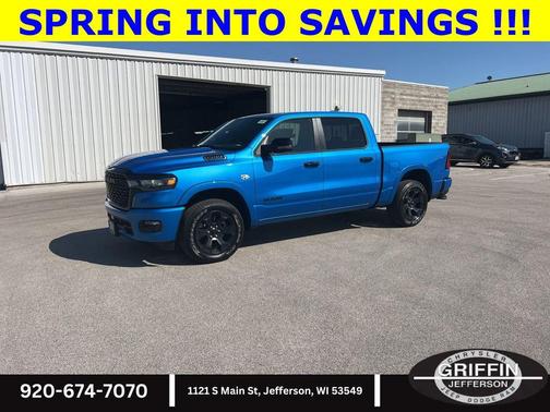 Hydro Blue Pearlcoat 2026 RAM 1500 Big Horn/Lone Star
