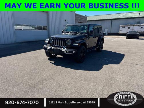 Black Clearcoat 2023 Jeep Wrangler 4xe Sahara