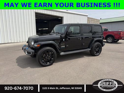 Black Clearcoat 2023 Jeep Wrangler 4xe Sahara