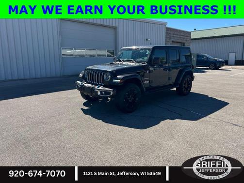 Black Clearcoat 2023 Jeep Wrangler 4xe Sahara