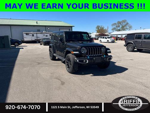 Black Clearcoat 2023 Jeep Wrangler 4xe Sahara