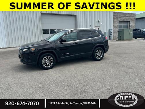 Diamond Black Crystal Pearlcoat 2021 Jeep Cherokee Latitude Lux