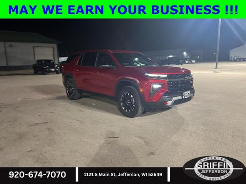 Radiant Red Tintcoat 2024 Chevrolet Traverse AWD Z71