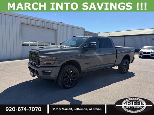 Ceramic Gray Clearcoat 2026 RAM 2500 Laramie Crew Cab 4x4 6'4' Box