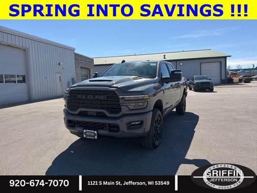 Ceramic Gray Clearcoat 2026 RAM 2500 Laramie Crew Cab 4x4 6'4' Box