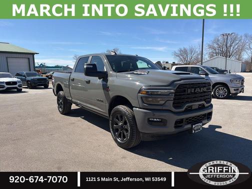 Ceramic Gray Clearcoat 2026 RAM 2500 Laramie Crew Cab 4x4 6'4' Box