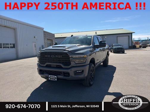 Ceramic Gray Clearcoat 2026 RAM 2500 Laramie Crew Cab 4x4 6'4' Box