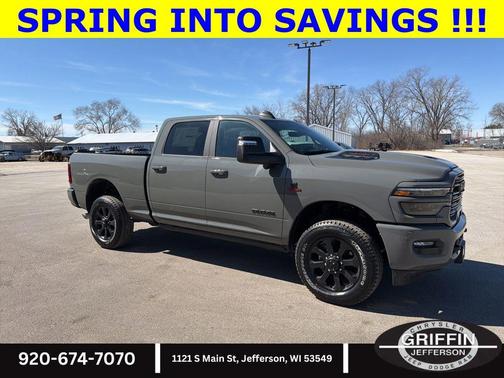 Ceramic Gray Clearcoat 2026 RAM 2500 Laramie Crew Cab 4x4 6'4' Box