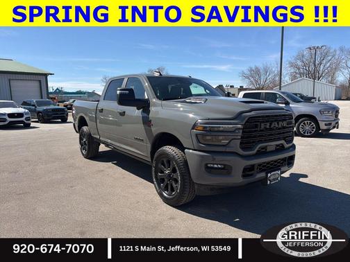 Ceramic Gray Clearcoat 2026 RAM 2500 Laramie Crew Cab 4x4 6'4' Box