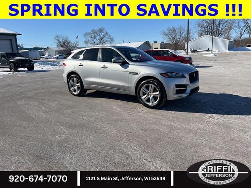 Silver 2017 Jaguar F-PACE 35t R-Sport