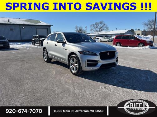 Silver 2017 Jaguar F-PACE 35t R-Sport