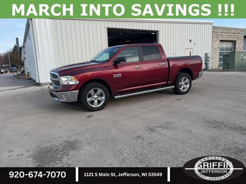 Delmonico Red Pearlcoat 2018 RAM 1500 Big Horn