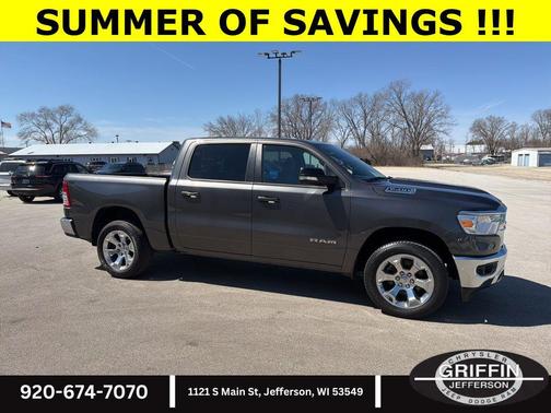 Granite Crystal Metallic Clearcoat 2022 RAM 1500 Big Horn/Lone Star