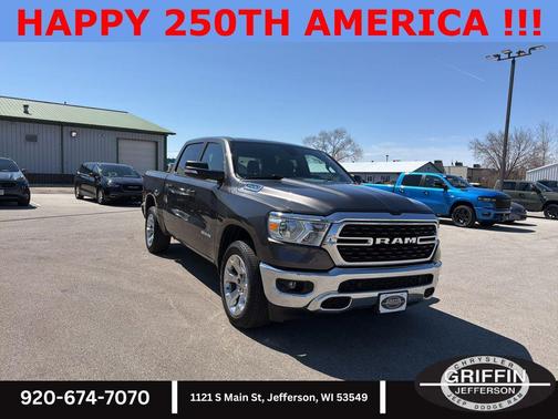 Granite Crystal Metallic Clearcoat 2022 RAM 1500 Big Horn/Lone Star