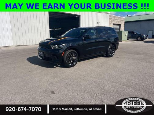 DB Black Clearcoat 2023 Dodge Durango Hemi Orange AWD