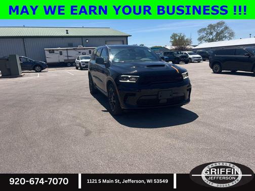 DB Black Clearcoat 2023 Dodge Durango Hemi Orange AWD
