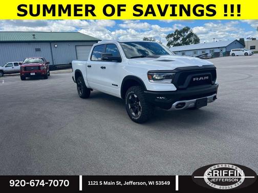 Bright White Clearcoat 2023 RAM 1500 Rebel