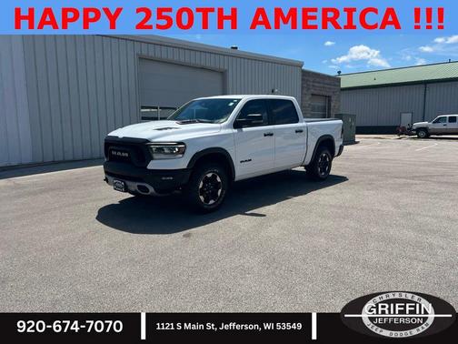 Bright White Clearcoat 2023 RAM 1500 Rebel