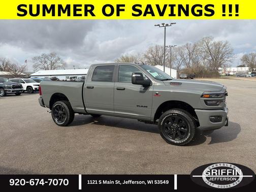 Ceramic Gray Clearcoat 2026 RAM 2500 Big Horn Crew Cab 4x4 6'4' Box