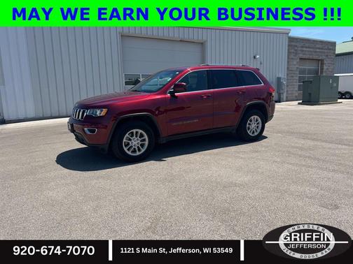 Velvet Red Pearlcoat 2018 Jeep Grand Cherokee Laredo E