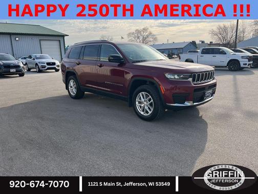 Velvet Red Pearlcoat 2023 Jeep Grand Cherokee L Laredo