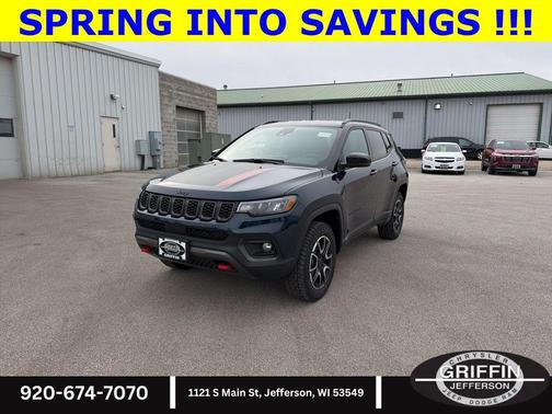 Fathom Blue Pearl Coat 2026 Jeep Compass Trailhawk