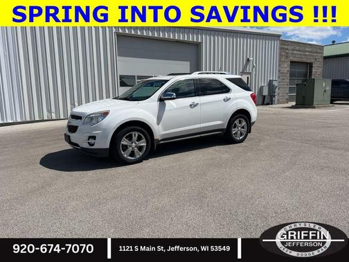 Summit White 2015 Chevrolet Equinox LTZ