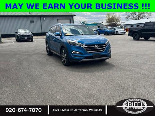 Aqua Blue 2018 Hyundai TUCSON Sport