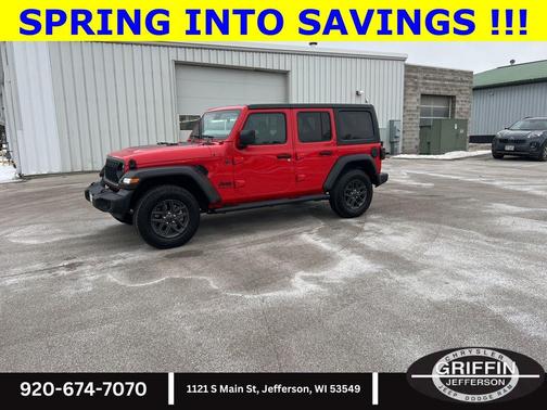 Firecracker Red Clearcoat 2024 Jeep Wrangler Sport S
