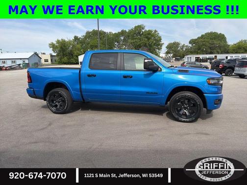 Hydro Blue Pearlcoat 2026 RAM 1500 Big Horn/Lone Star