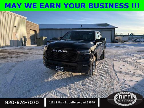 Diamond Black Crystal Pearlcoat 2026 RAM 1500 Big Horn/Lone Star