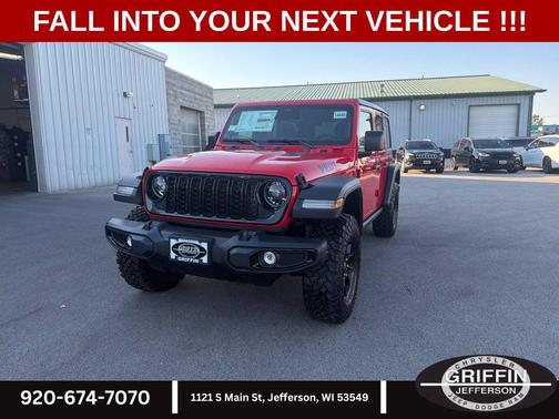 Firecracker Red Clearcoat 2026 Jeep Wrangler Willys