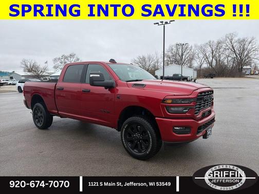 Molten Red Pearlcoat 2026 RAM 2500 Big Horn Crew Cab 4x4 6'4' Box