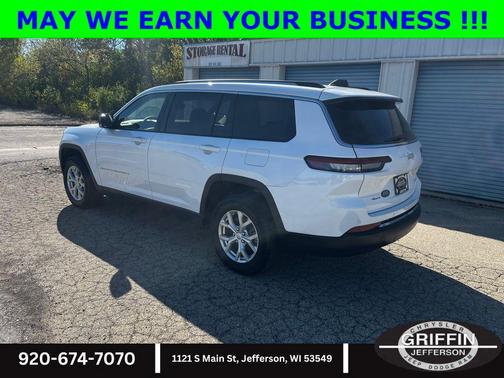 Bright White Clearcoat 2023 Jeep Grand Cherokee L Limited