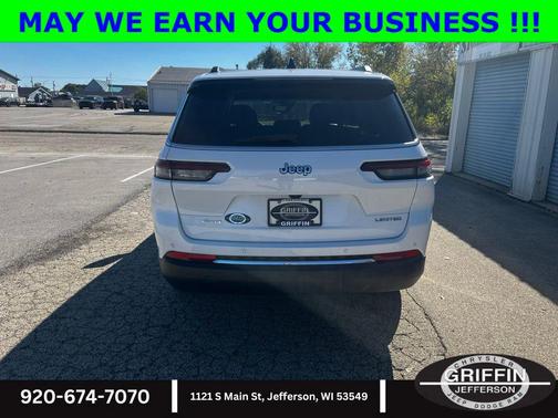 Bright White Clearcoat 2023 Jeep Grand Cherokee L Limited