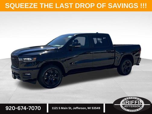 Diamond Black Crystal Pearlcoat 2026 RAM 1500 Big Horn/Lone Star
