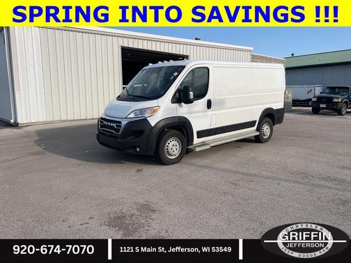 Bright White Clearcoat 2025 RAM ProMaster 2500 Tradesman